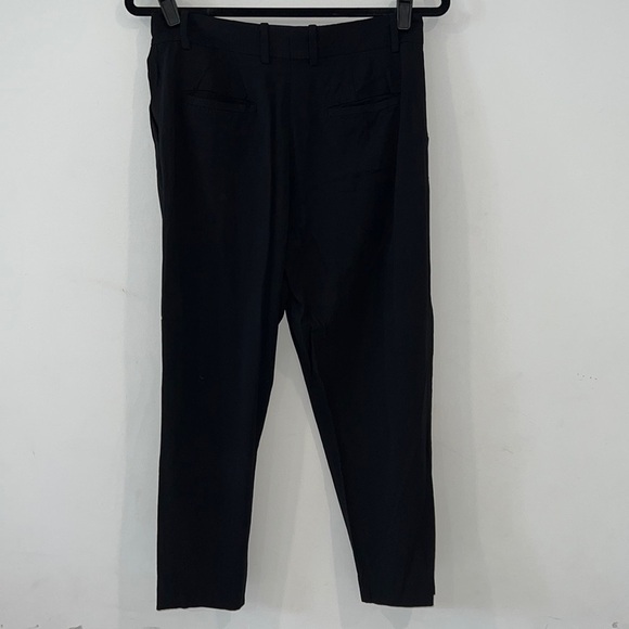 COS Black wrap front cropped trousers size 4 - Picture 10 of 14
